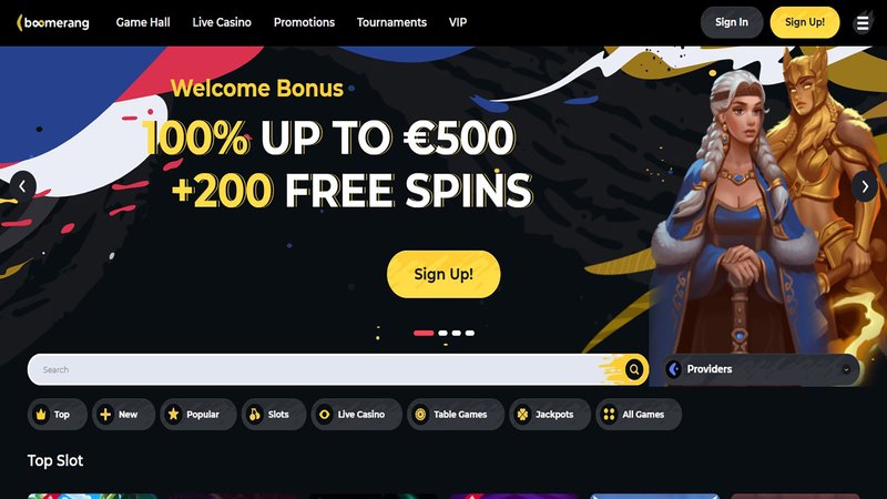 Boomerang Casino Slovenija: Vodenje igralnice online in pobok za slovenske
